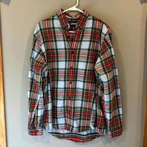 Lands’ End Men’s Size Large Traditional Fit Flannel